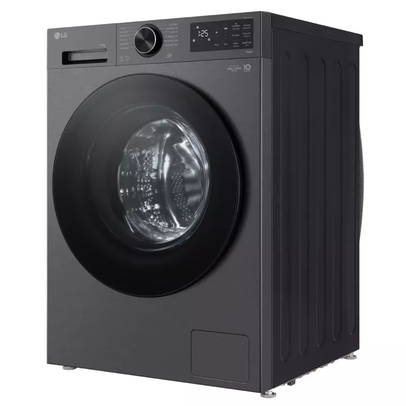 LG F4X5011TBB, 11 kg, 1400 aps/min, juoda, priekinio pakrovimo skalbimo mašina