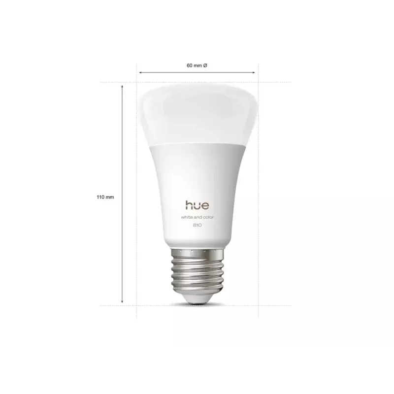 Philips Hue White and colour ambience A60 – E27 išmanioji lemputė – 810