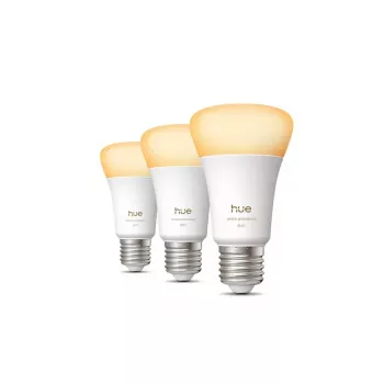 Philips Hue White Ambience A60 3P EU E27 6 W šviesos diodų lemputė su Bluetooth ir Zigbee