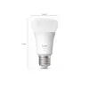 Philips Hue W 810 A60 2P EU | E27 | 7 W | Šilta balta iki vėsios baltos šviesa | Bluetooth, Zigbee