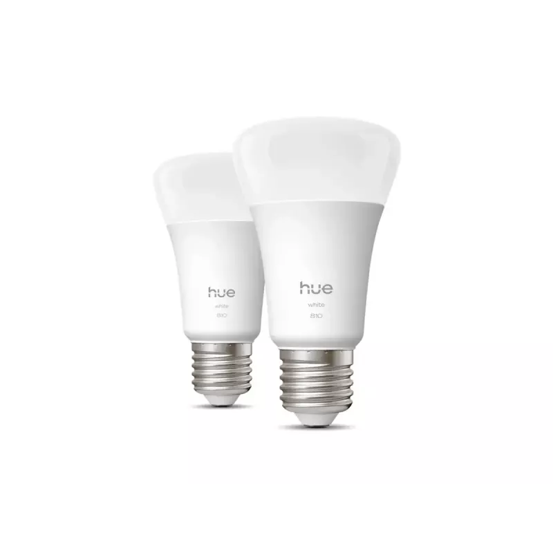 Philips Hue W 810 A60 2P EU | E27 | 7 W | Šilta balta iki vėsios baltos šviesa | Bluetooth, Zigbee