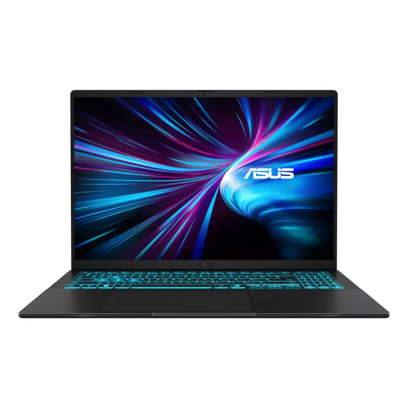Nešiojamas kompiuteris ASUS V16 V3607VM-RP040W – 16 colių WUXGA, Intel Core 5 210H, 16 GB DDR5, 1 TB SSD, NVIDIA GeForce RTX 5060, Windows 11 Home, juodas