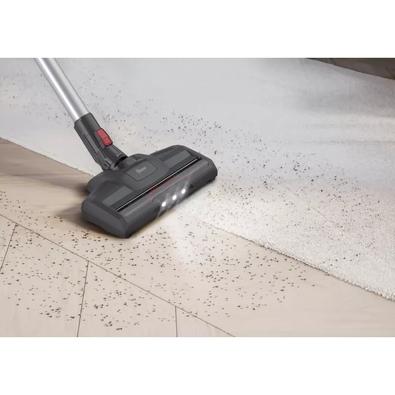 Hoover HF122GPT 011 belaidis siurblys lazdinis, cikloninis, be maišelio, 0,9 l, 170 W, titano spalvos