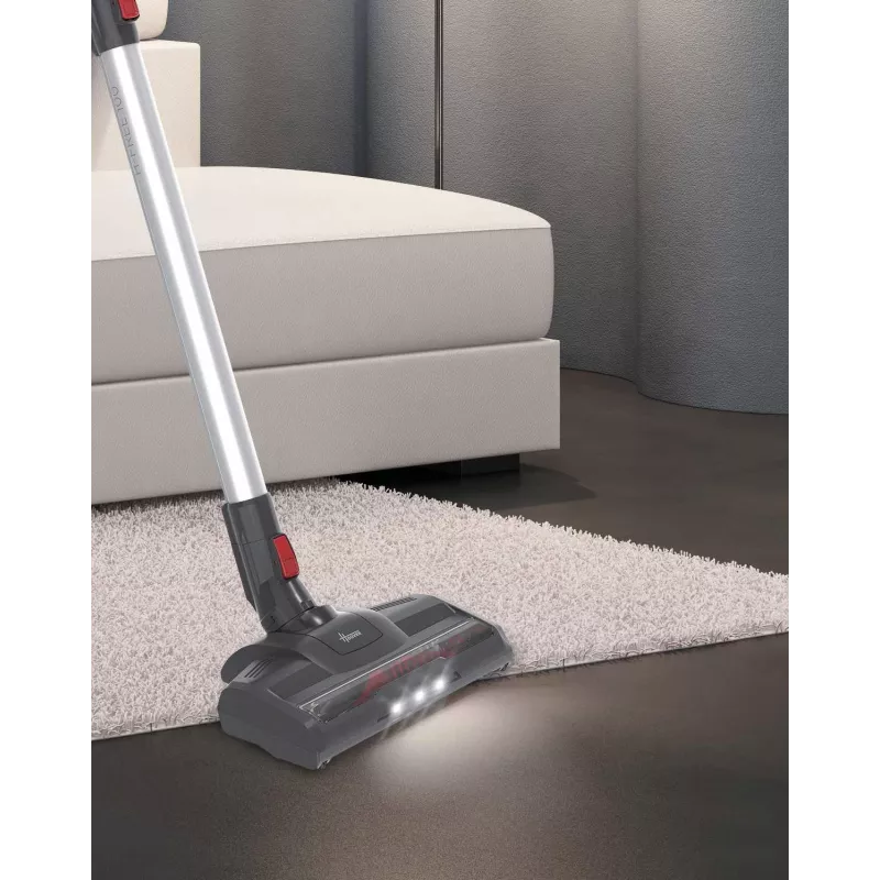 Hoover HF122GPT 011 belaidis siurblys lazdinis, cikloninis, be maišelio, 0,9 l, 170 W, titano spalvos