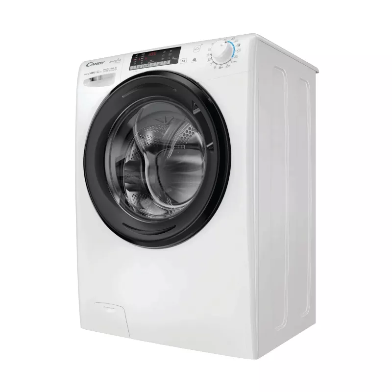 Candy Smart Pro CSOW44644TWMB6-S skalbimo džiovinimo mašina, laisvai pastatoma, priekinio pakrovimo, balta