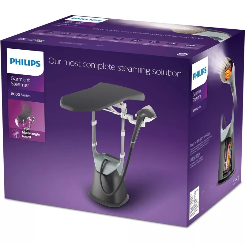 Philips 8000 serijos GC628/80 garinis džiovintuvas 2 L 2400 W Pilka