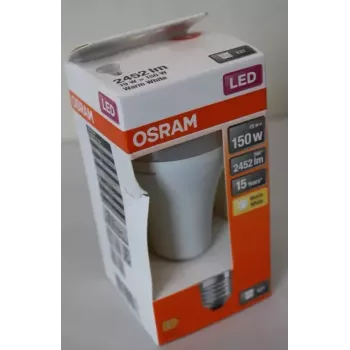 LEDvance Parathom Classic LED E27 19W 827 (Šilta balta) – nediminuojama (pažeista pakuotė)