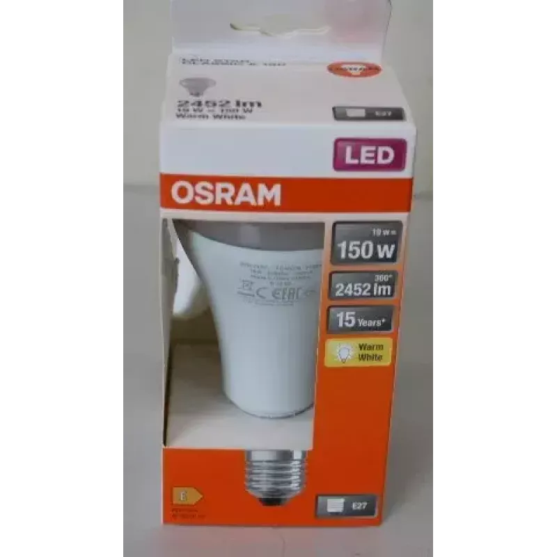 LEDvance Parathom Classic LED E27 19W 827 (Šilta balta) – nediminuojama (pažeista pakuotė)