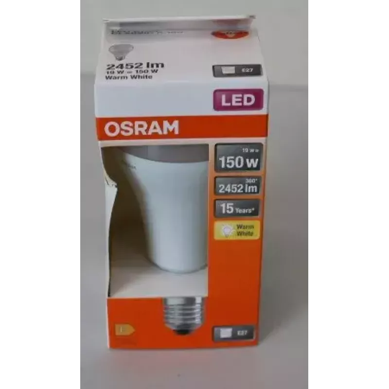LEDvance Parathom Classic LED E27 19W 827 (Šilta balta) – nediminuojama (pažeista pakuotė)