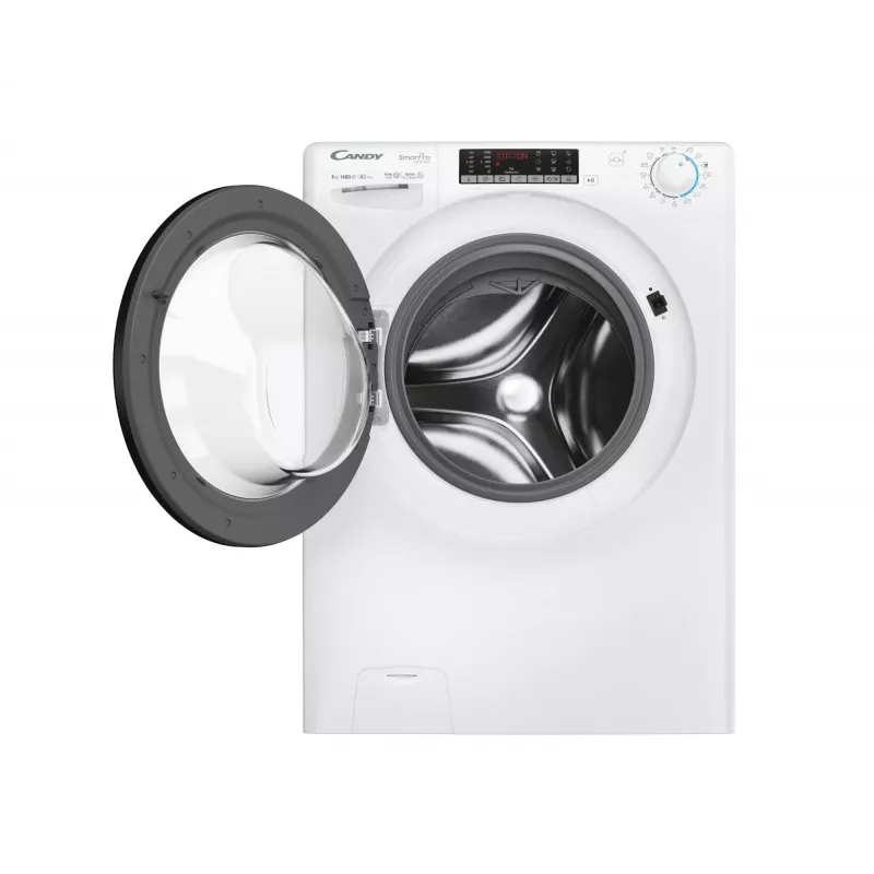 Candy Smart Pro Inverter CSO486TWMB6/1-S skalbimo mašina, priekinis pakrovimas, 8 kg, 1400 aps./min., balta