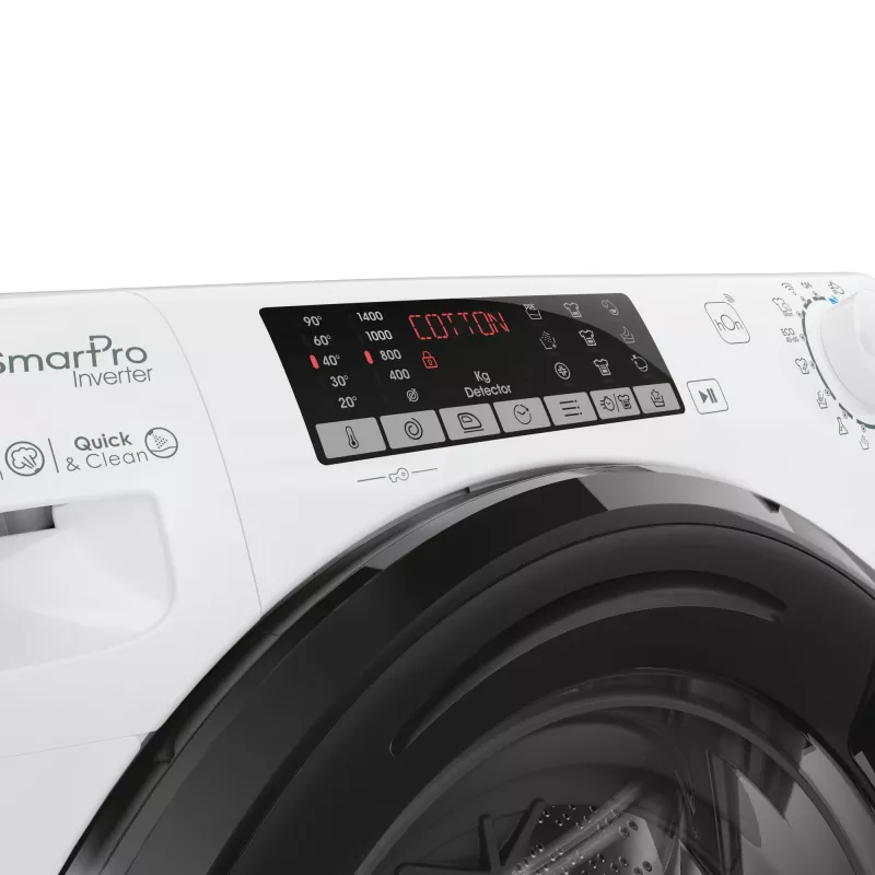Candy Smart Pro Inverter CSO486TWMB6/1-S skalbimo mašina, priekinis pakrovimas, 8 kg, 1400 aps./min., balta