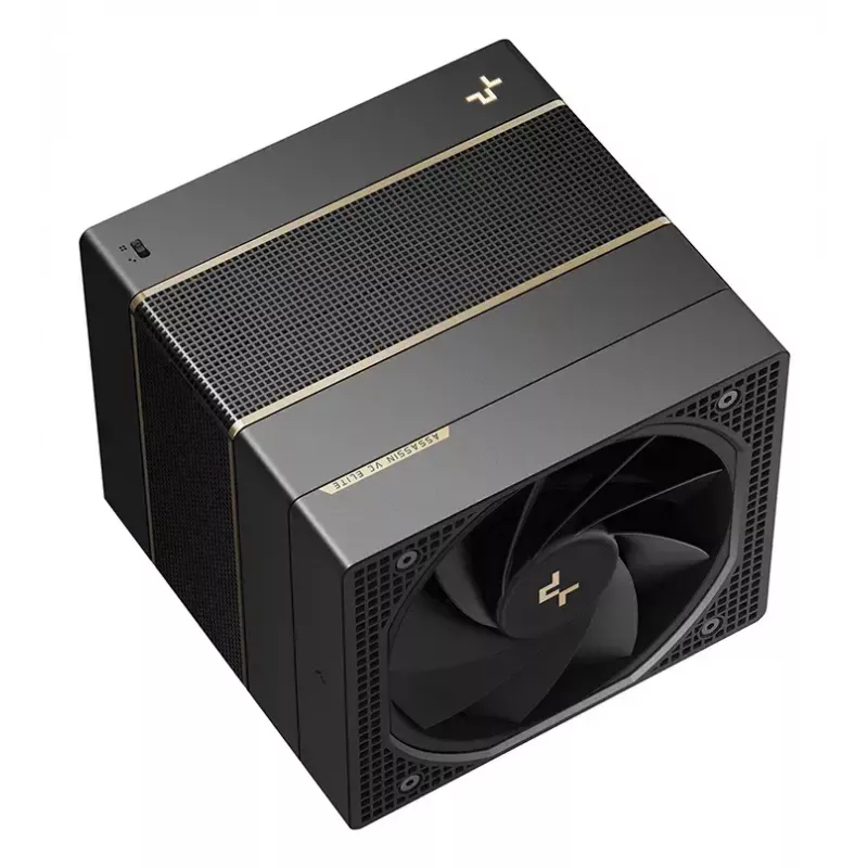 CPU aušintuvas DeepCool ASSASSIN VC ELITE, 120/140 mm ventiliatoriai, FDB, 147×144×164 mm, juodas