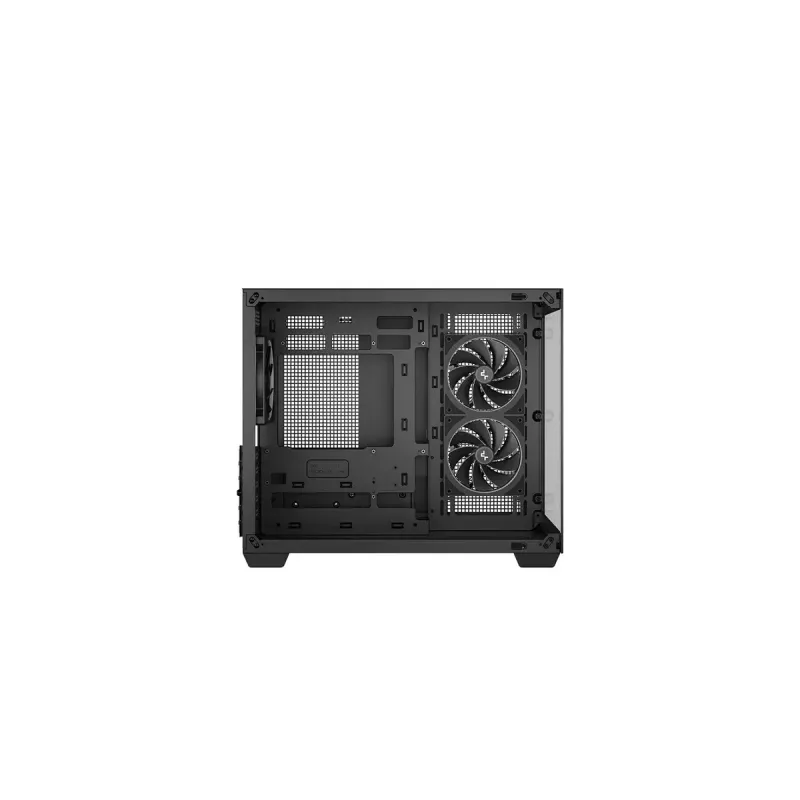 PC korpusas DeepCool CG330 3F, mid-tower, juodas