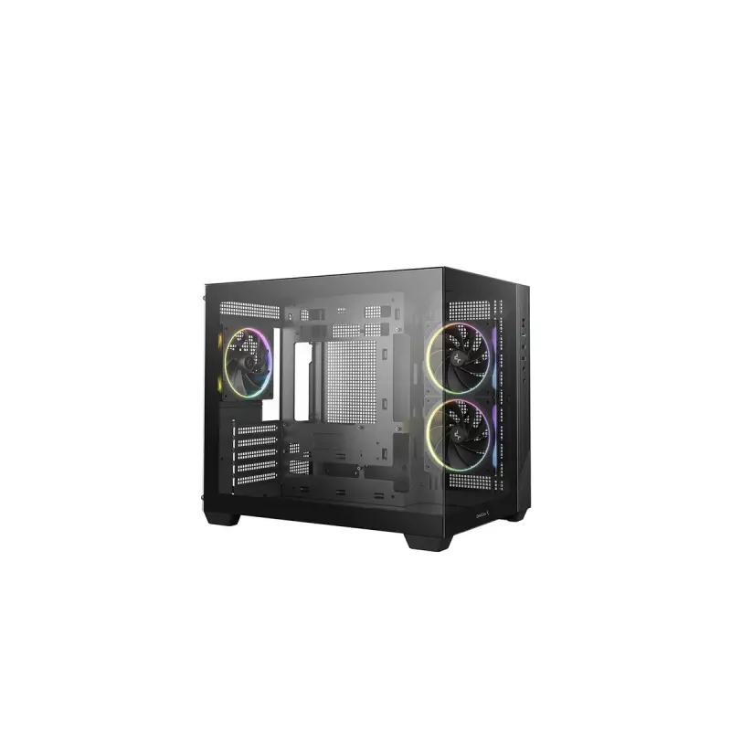 PC korpusas DeepCool CG330 3F, mid-tower, juodas