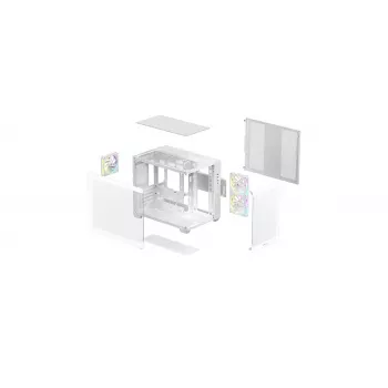 DeepCool CG330 3F White korpusas