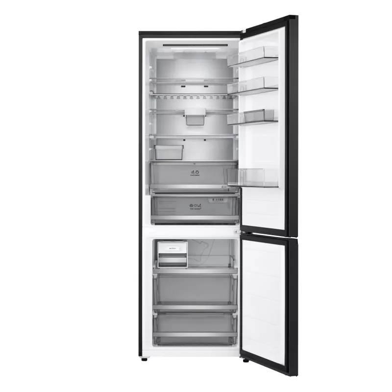 LG GBBW726CEV Laisvai pastatomas šaldytuvas 465 L Juodas