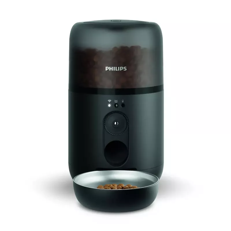 Automatinis ėdalo daviklis Philips 5000 serijos PAW5320/02 su kamera, 4,5 L maisto ir vandens talpa, plastikinis korpusas, naudojimui patalpose