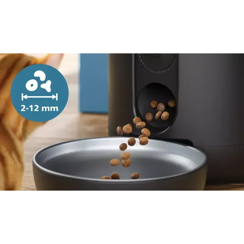 Automatinis ėdalo daviklis Philips 5000 serijos PAW5320/02 su kamera, 4,5 L maisto ir vandens talpa, plastikinis korpusas, naudojimui patalpose