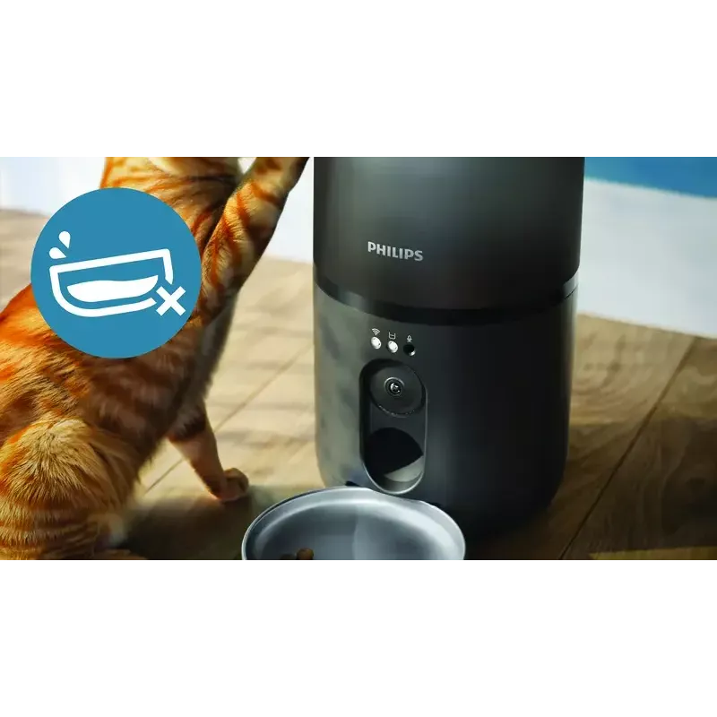 Automatinis ėdalo daviklis Philips 5000 serijos PAW5320/02 su kamera, 4,5 L maisto ir vandens talpa, plastikinis korpusas, naudojimui patalpose