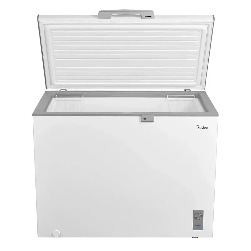 Šaldymo skrynia Midea MDRC411FZE01 – 293 L, E energijos klasė, 14 kg/24h užšaldymas, balta