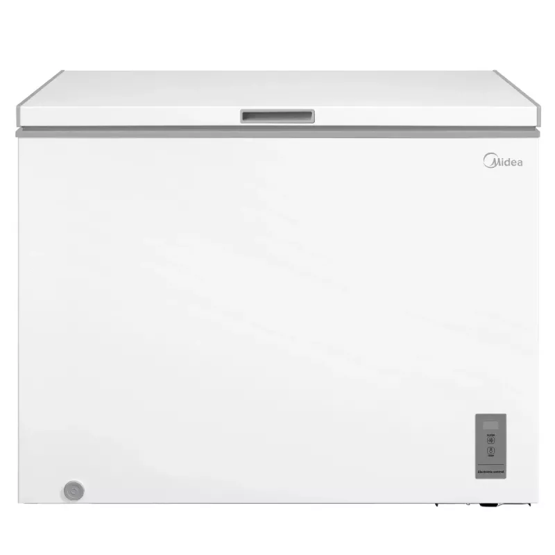 Šaldymo skrynia Midea MDRC411FZE01 – 293 L, E energijos klasė, 14 kg/24h užšaldymas, balta