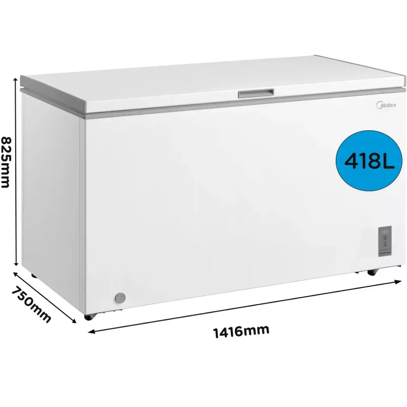 Šaldiklis Midea MDRC564FZE01 – stovimas, 418 L, baltas