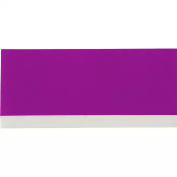 Lipni etiketė spausdintuvui Brady M21-750-595-PL – vinilinė, violetinė ant baltos, 1,91 cm × 6,4 m