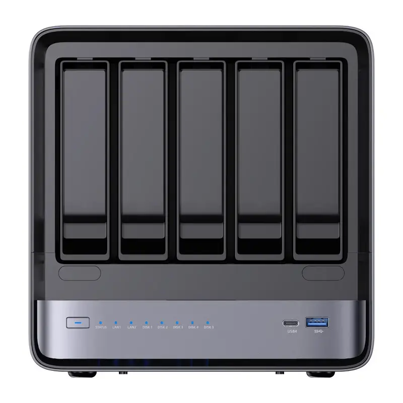 Mini-PC Minis Forum NAS N5 Pro AMD Ryzen AI 9 HX Pro 370, 32 GB RAM, 128 GB atminties