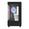 Kompiuterio korpusas DarkFlash DB330M Black v2 su trimis iš anksto sumontuotais ventiliatoriais
