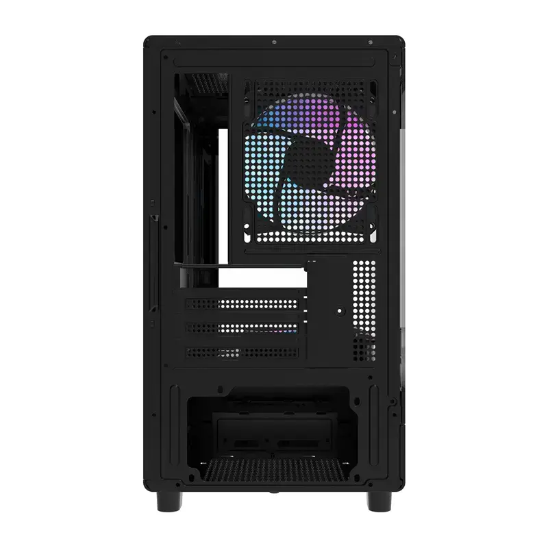 Kompiuterio korpusas DarkFlash DB330M Black v2 su trimis iš anksto sumontuotais ventiliatoriais