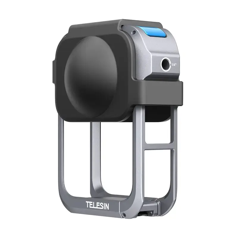 Apsauginis metalinis narvelis Telesin, skirtas DJI Osmo 360 – lengvas rėmas, tvirtinimo taškai