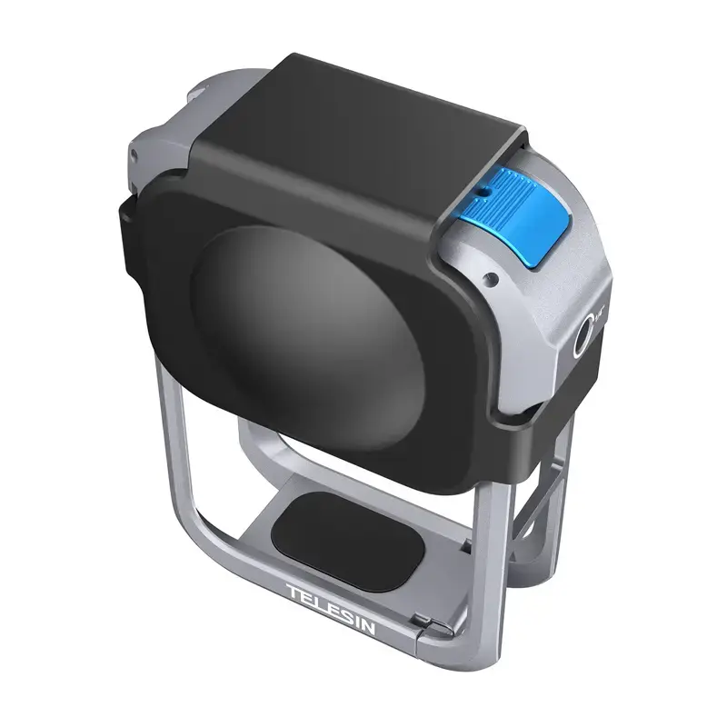 Apsauginis metalinis narvelis Telesin, skirtas DJI Osmo 360 – lengvas rėmas, tvirtinimo taškai