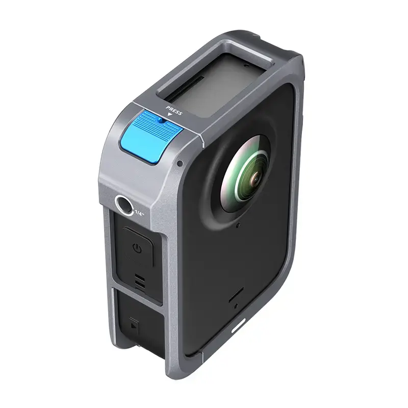 Apsauginis metalinis narvelis Telesin, skirtas DJI Osmo 360 – lengvas rėmas, tvirtinimo taškai
