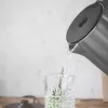 Elektrinis virdulys GASTROBACK Design Cool Touch 1,5 L 2200 W, Nerūdijantis plienas/Juoda