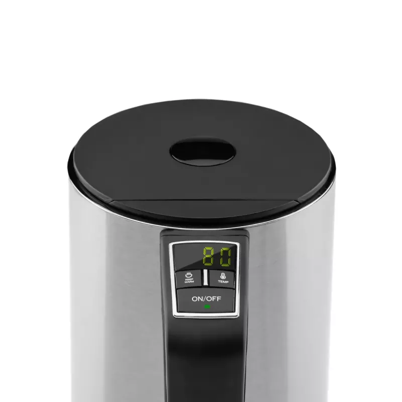 Elektrinis virdulys GASTROBACK Design Cool Touch 1,5 L 2200 W, Nerūdijantis plienas/Juoda