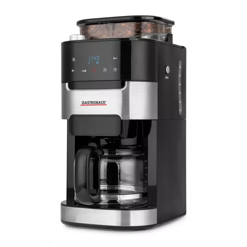 Kavos virimo aparatas su malūnėliu Gastroback 1,5 L Grind & Brew Pro