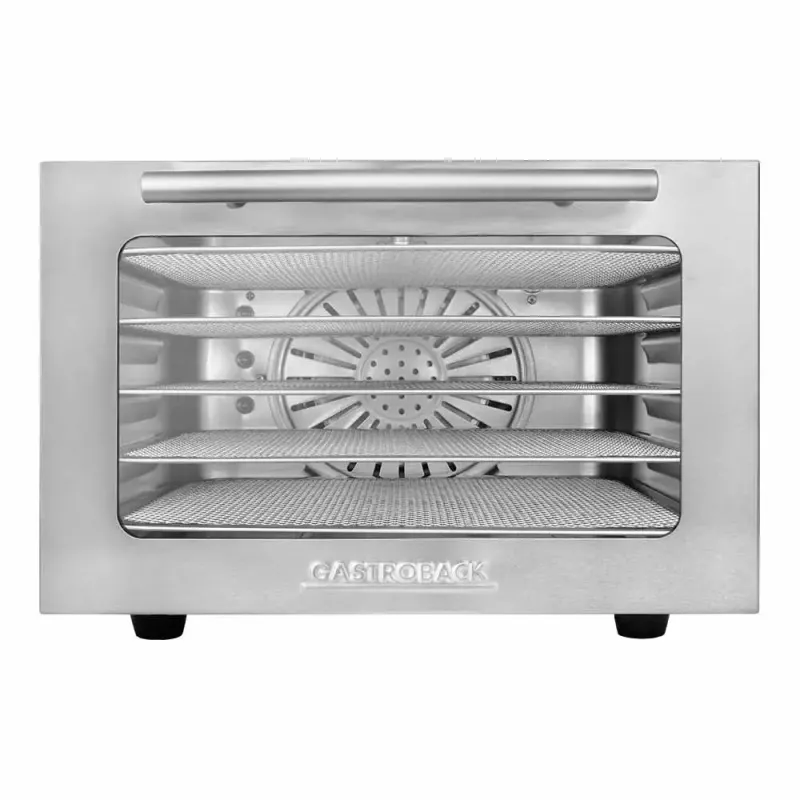 Džiovintuvas GASTROBACK Mini Professional 400 W, nerūdijantis plienas, laikmatis iki 24 val., 282×347×206 mm
