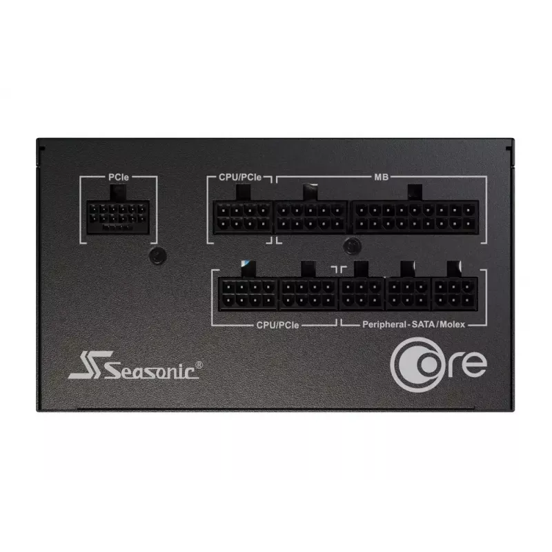 Maitinimo blokas Seasonic CORE GC-650 ATX 3.1 650 W 24-pin ATX Fully-modular 80 PLUS Gold Juodas