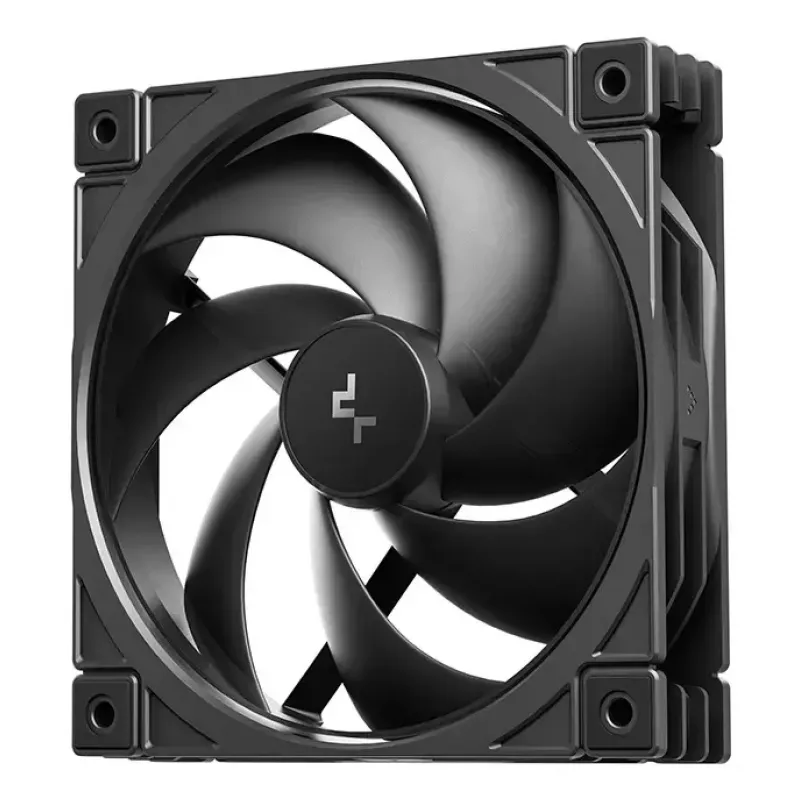 DeepCool FD12 V2 3IN1 120 mm korpuso ventiliatorius, 3 vnt., juodas (R-FD12V2-BKNPN3-G)