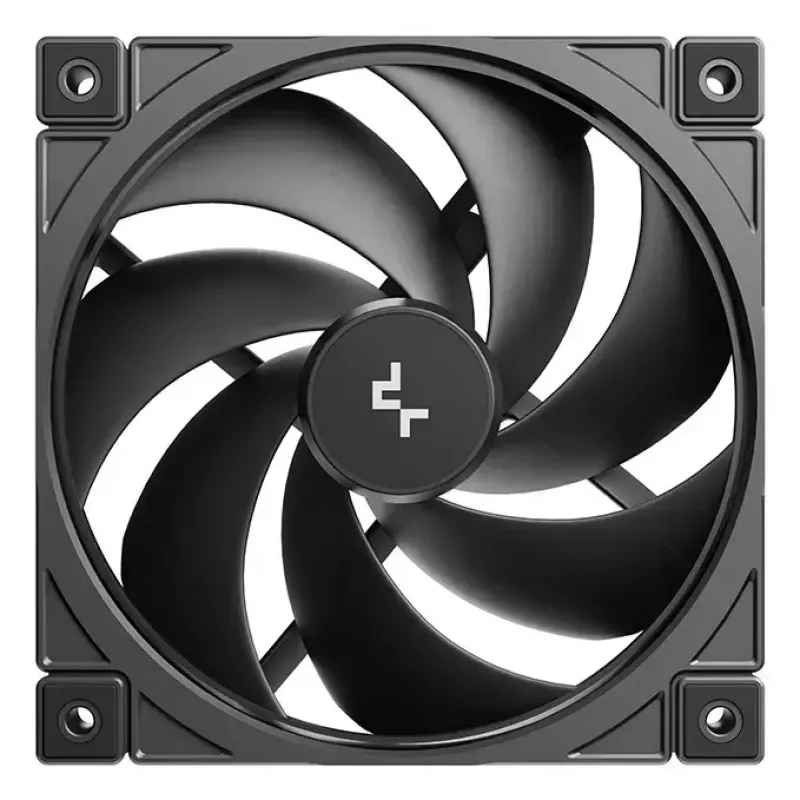 DeepCool FD12 V2 3IN1 120 mm korpuso ventiliatorius, 3 vnt., juodas (R-FD12V2-BKNPN3-G)