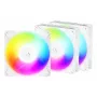 ARCTIC Freezer P14 Pro Reverse A-RGB (Baltas) - 3 vnt. rinkinys - 140 mm A-RGB PWM ventiliatorius su kabelio skirstytuvu