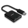 Lindy DisplayPort į 2 prievadų HDMI MST šakotuvas, DisplayPort, 2 x HDMI, Kištukas, Lizdas, Tiesus, Tiesus