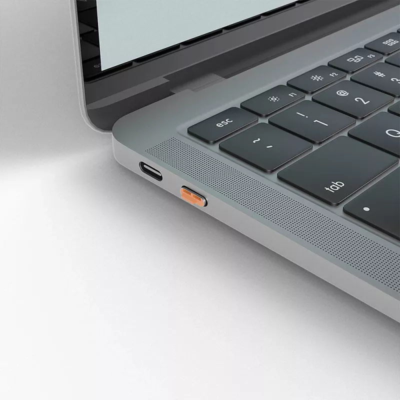 Lindy USB Type C prievadų blokatoriai (be rakto) – 10 vnt., oranžiniai