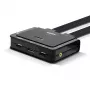 Lindy 2 prievadų DisplayPort 1.2, USB Type C, USB 2.0 ir garso KVM jungiklis
