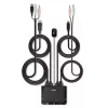 Lindy 2 prievadų DisplayPort 1.2, USB Type C, USB 2.0 ir garso KVM jungiklis