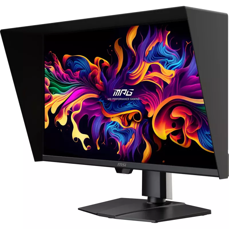 Monitorius MSI MPG 271QRDE QD-OLED X50, 26,5 colio (67,3 cm), 2560×1440, QD-OLED, 1 ms, 16:9, USB 2.0 hub, VESA, aukštis reguliuojamas, juodas