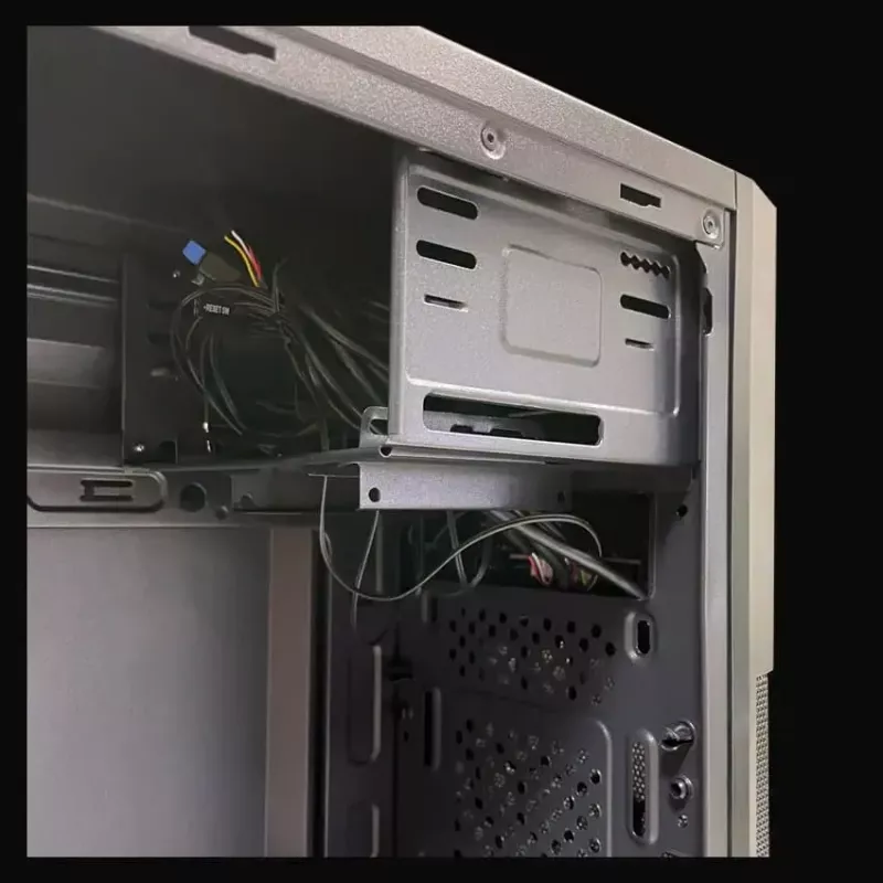 Korpusas LC-Power 2004MB-V3, Micro Tower, Micro-ATX/Mini-ITX, juodas, maitinimas viršuje, 2×3.5 colio + 2×2.5 colio, USB 3.2 Gen1