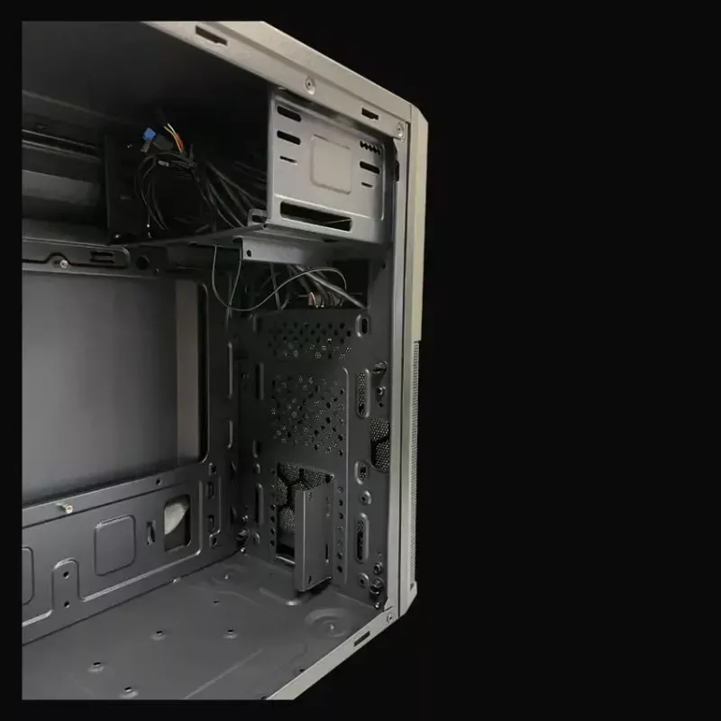 Korpusas LC-Power 2004MB-V3, Micro Tower, Micro-ATX/Mini-ITX, juodas, maitinimas viršuje, 2×3.5 colio + 2×2.5 colio, USB 3.2 Gen1