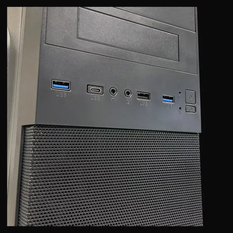 Korpusas LC-Power 2004MB-V3, Micro Tower, Micro-ATX/Mini-ITX, juodas, maitinimas viršuje, 2×3.5 colio + 2×2.5 colio, USB 3.2 Gen1