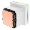 Skysčio aušintuvas Thermaltake TH360 V3 Ultra ARGB — 3x 120 mm ventiliatoriai, 500–2500 RPM, 12 V, baltas